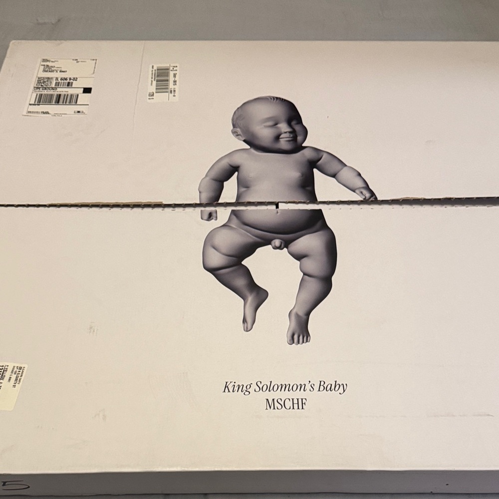 MSCHF King Solomon's Baby Gray Sculpture